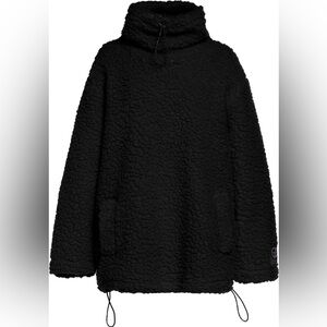 Goldbergh Cora Wool Shearling Pullover – Black | Oversized Fit | NWT